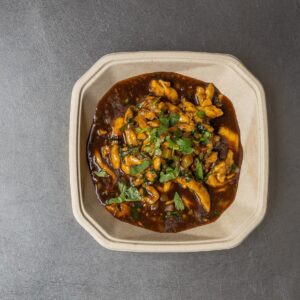 MANCHURIAN CHICKEN - shallots, coriander, soy glaze