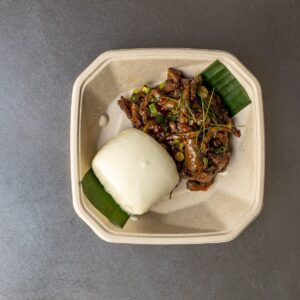 SHREDDED CHILLI VENISON - '' Made famous at the Leopold Café of Mumbai'' sweet chilli reduction, mantou bread (GF option without Mantou Bread)