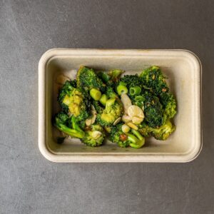 STIR FRIED BROCOLLI (Gluten Free & VEGAN option available)  -with roasted almonds